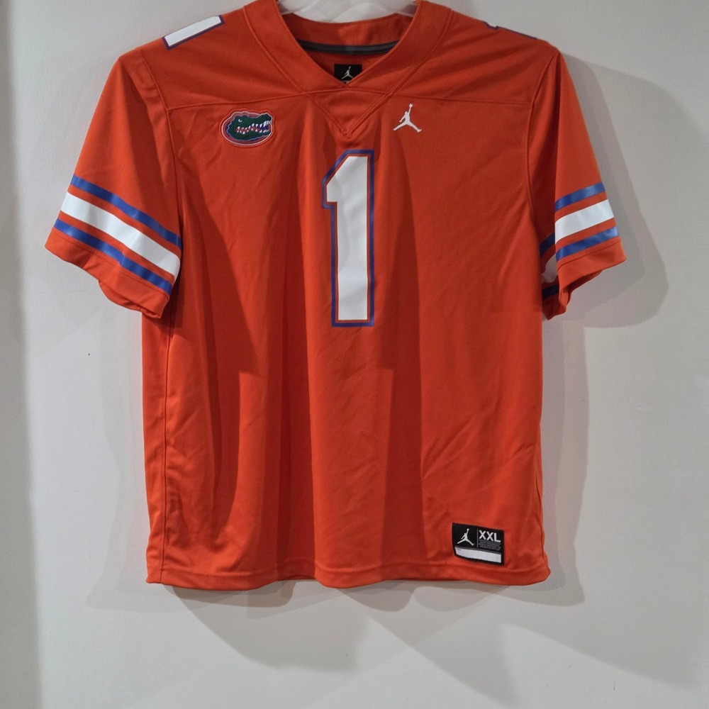 Jordan Brand Florida Gators #1 Football Jersey Orange Mens XXL NWT Dri-FIT - Picture 2 of 10